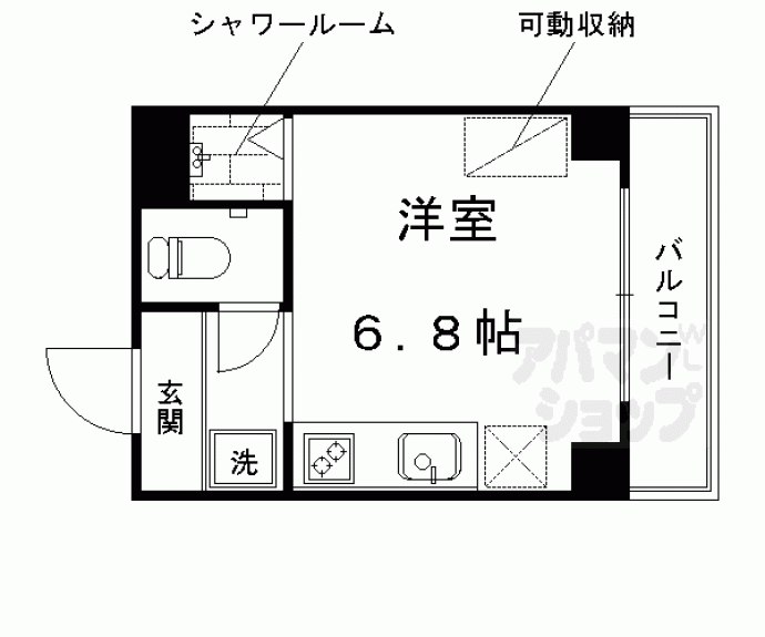 【エスポワール里西】間取