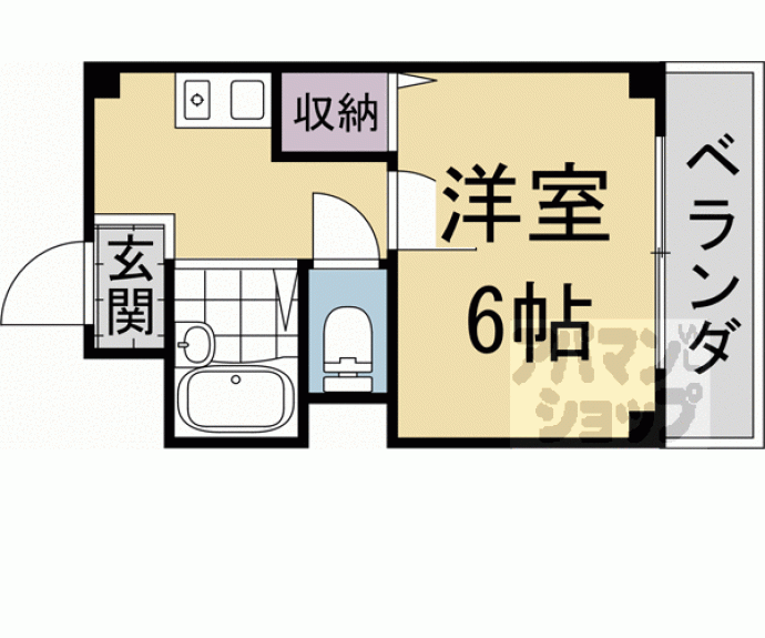 【ハイライズ西院】間取