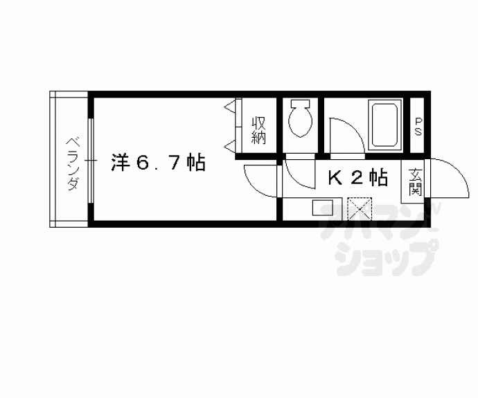 【カームハウス】間取