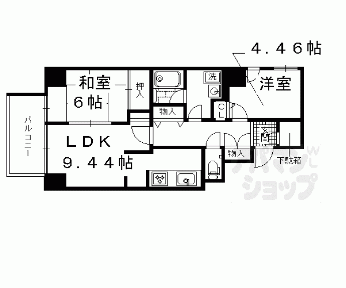 【パインフィールド吉祥院】間取