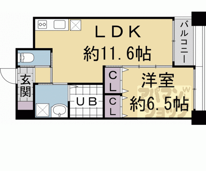 【パレ朱雀門】間取