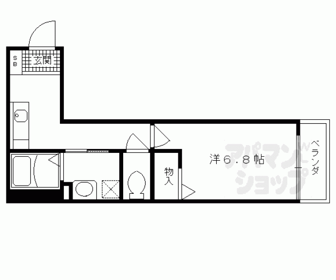 【アクティハイム壱番館】間取