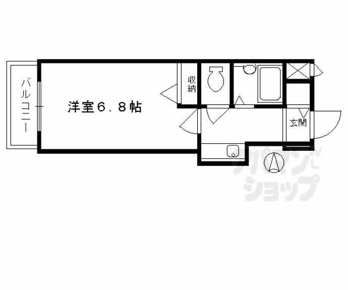 【モントワ烏丸御池】間取