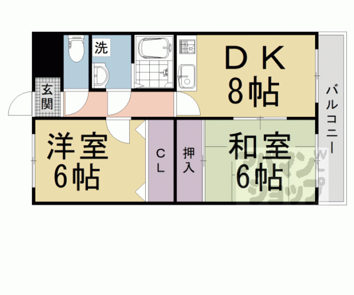 【カルモ中村】間取