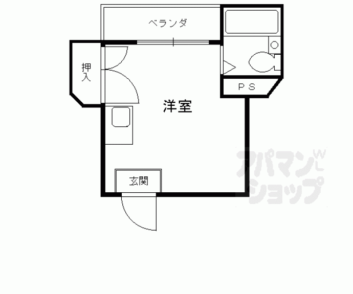 【四条テラス】間取