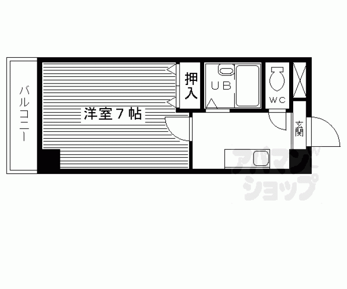 【サンハイツ伯楽】間取