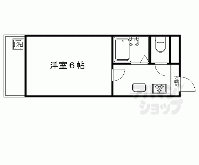 【第２５長栄壬生Ｈ・Ｔマンション】間取