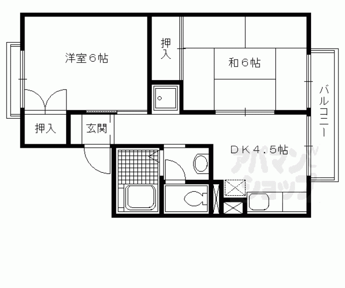 【パレーシャル塚本】間取