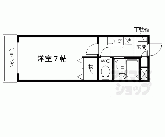 【メゾンハウスⅢ】間取