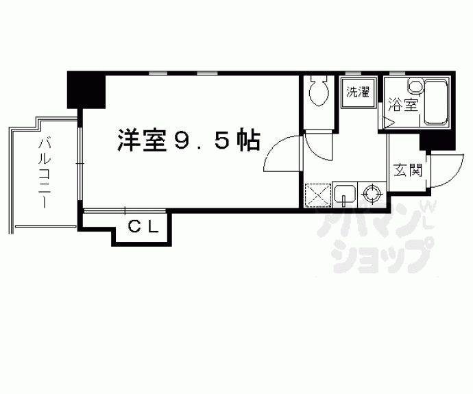 【ル・サフィール西大路】間取