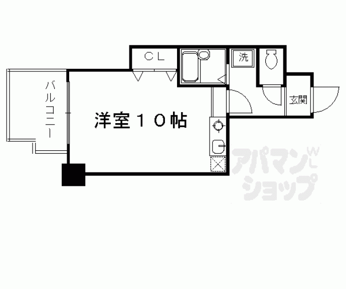 【ル・サフィール西大路】間取