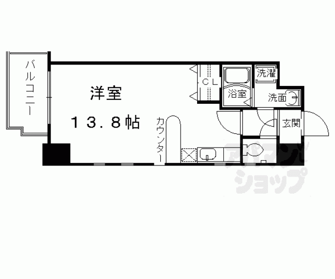 【ル・サフィール西大路】間取