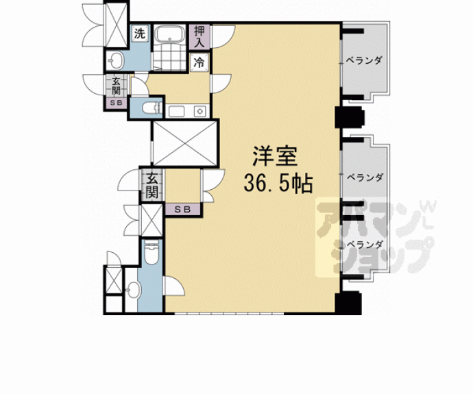 【ル・サフィール西大路】間取