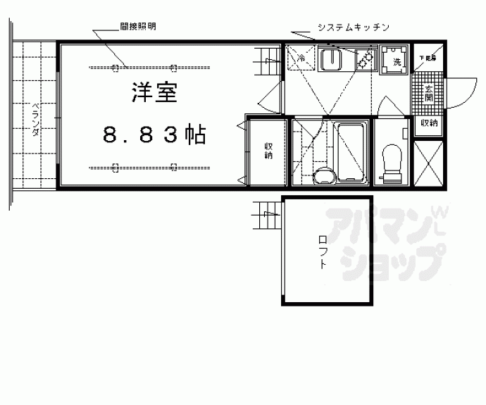 【Ｓｔａｉｒｗｅｌｌ　Ｍ】間取