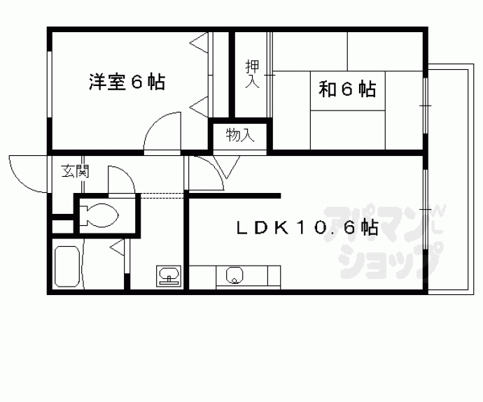 【サザンプラミー】間取