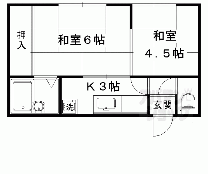 【岡部マンション】間取