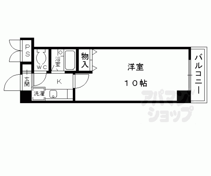 【ナルディス西大路】間取