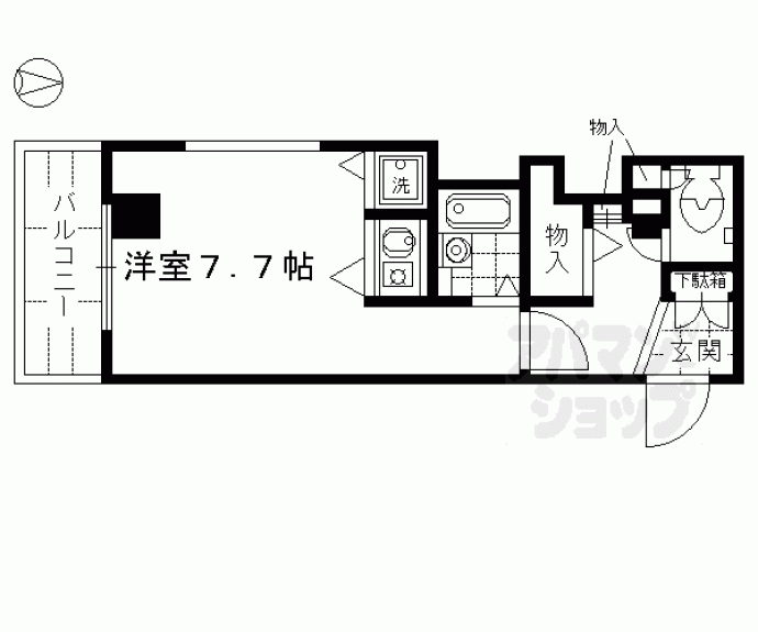 【グランドムールＪＲ丹波口駅前】間取