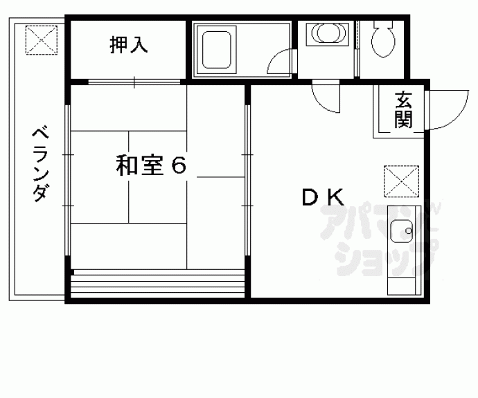 【エントピア車折】間取