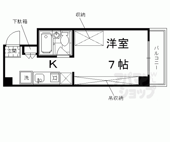 【ＯＶＥＳＴ華洛】間取