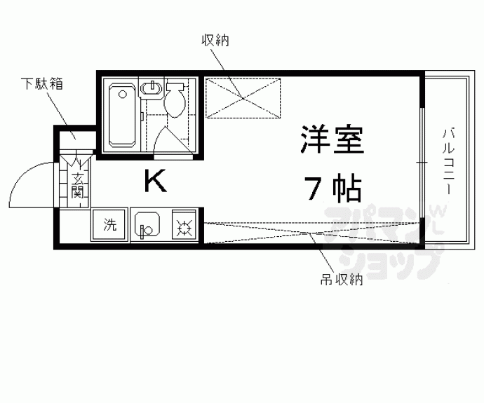 【ＯＶＥＳＴ華洛】間取