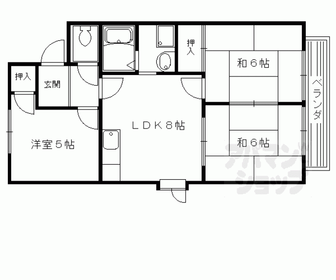 【カムハウス】間取