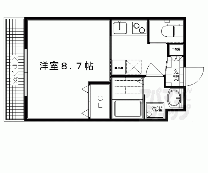 【ヴィータ京都西院】間取