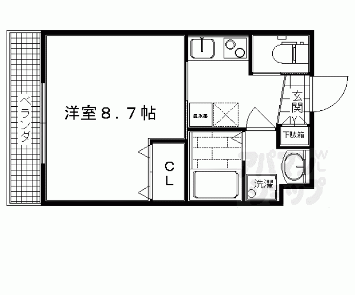 【ヴィータ京都西院】間取