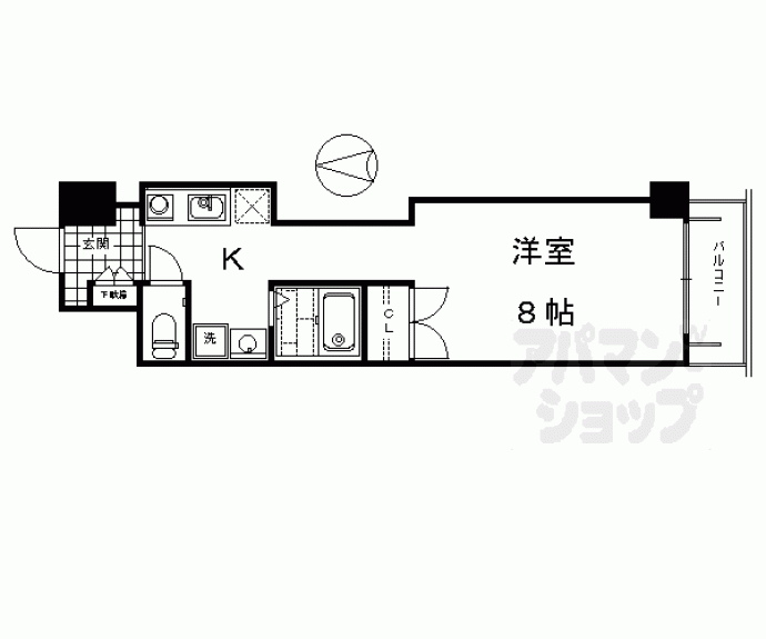 【ＫＩＮＤ（ＥＮ）Ⅲ　南館】間取