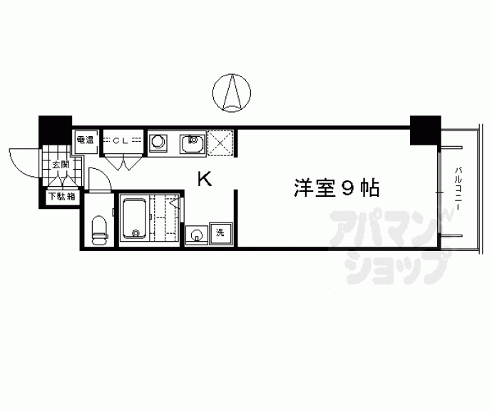 【ＫＩＮＤ（ＥＮ）Ⅲ　南館】間取