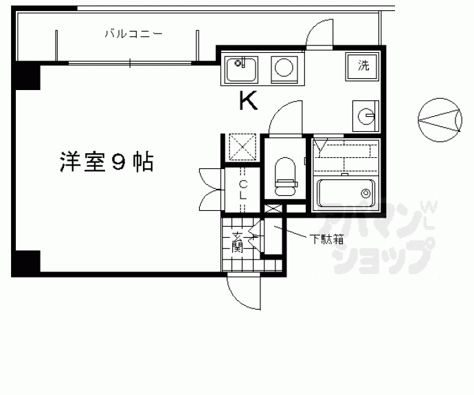 【ＫＩＮＤ（ＥＮ）Ⅲ　南館】間取