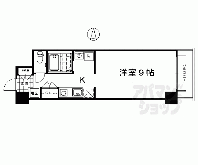 【ＫＩＮＤ（ＥＮ）Ⅲ　南館】間取