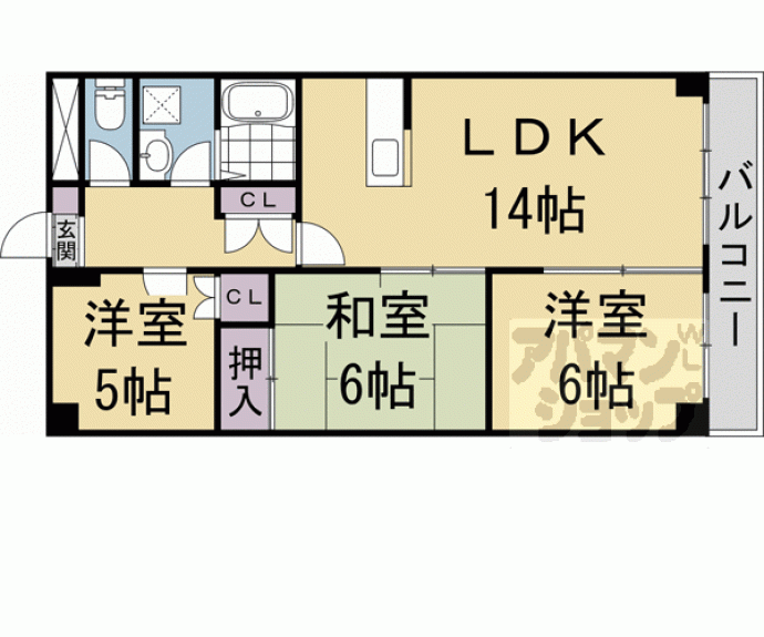 【サウスビン】間取