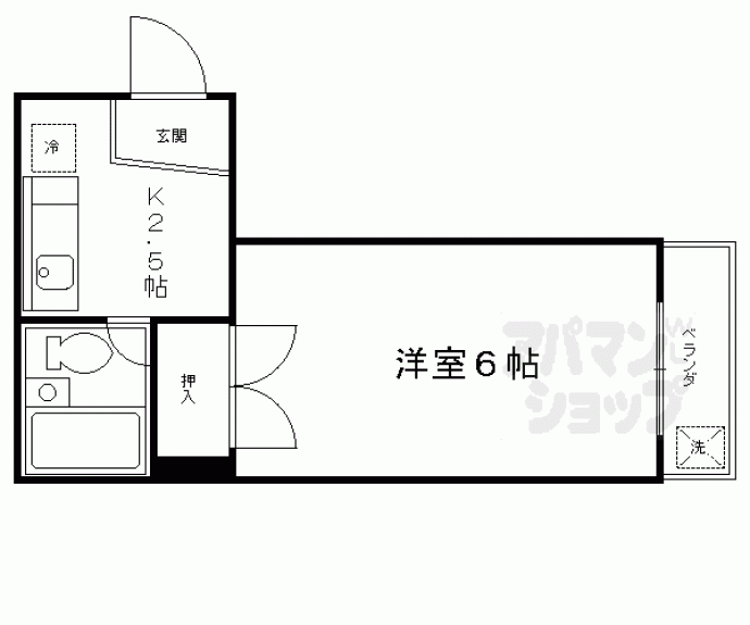 【シェモア四条通り】間取