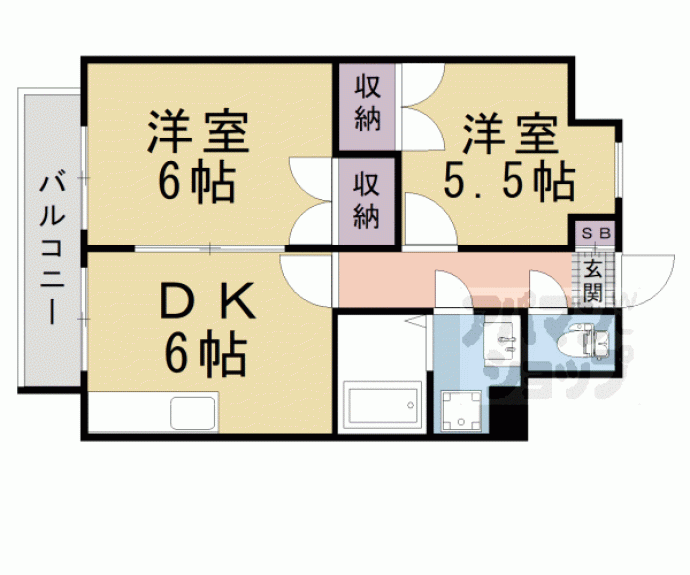 【シャリエ石嶋Ⅱ】間取