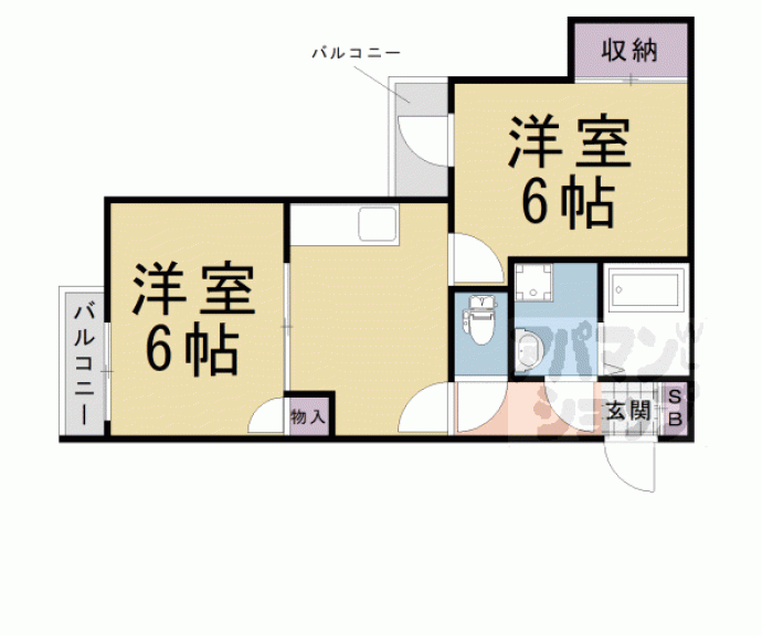 【シャリエ石嶋Ⅱ】間取