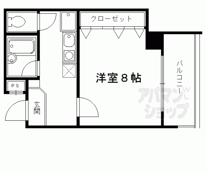 【らくさいめぞん２】間取