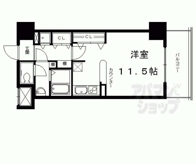 【ハルチェスタ二条】間取