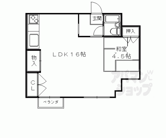 【コーポラス大塚】間取