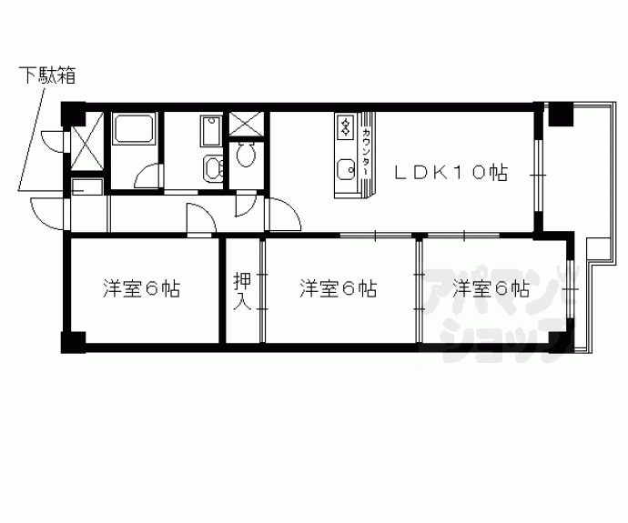 【アフリー太田】間取