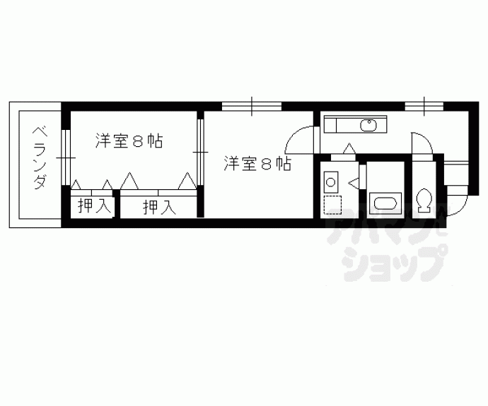 【アーカス三条】間取