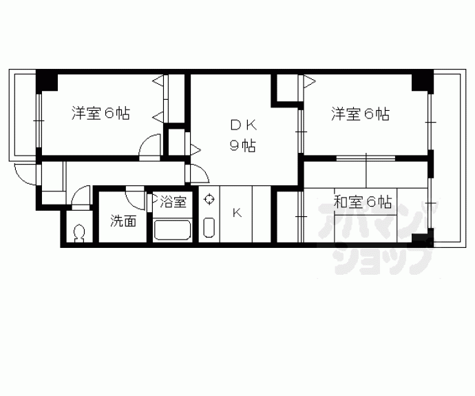 【ＨＩＴＯＭＩ　ＢＬＤＧ．　綾小路からすま】間取