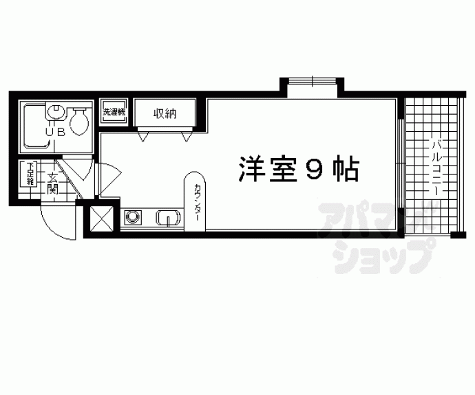 【ＤＥＴＯＭ－１室町二条】間取