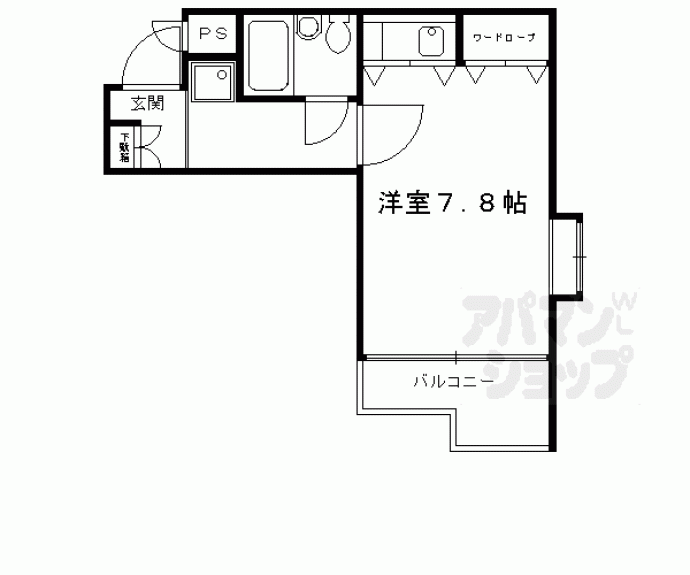 【ＤＥＴＯＭ－１室町二条】間取