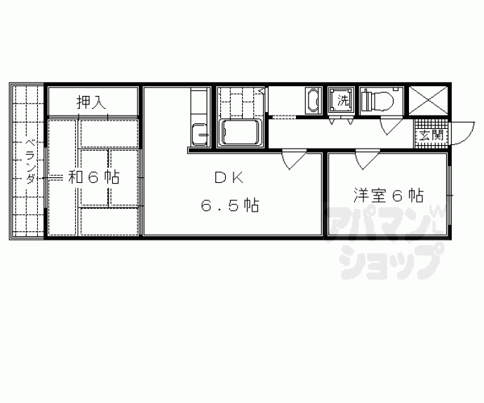 【アフリー太田Ⅱ】間取