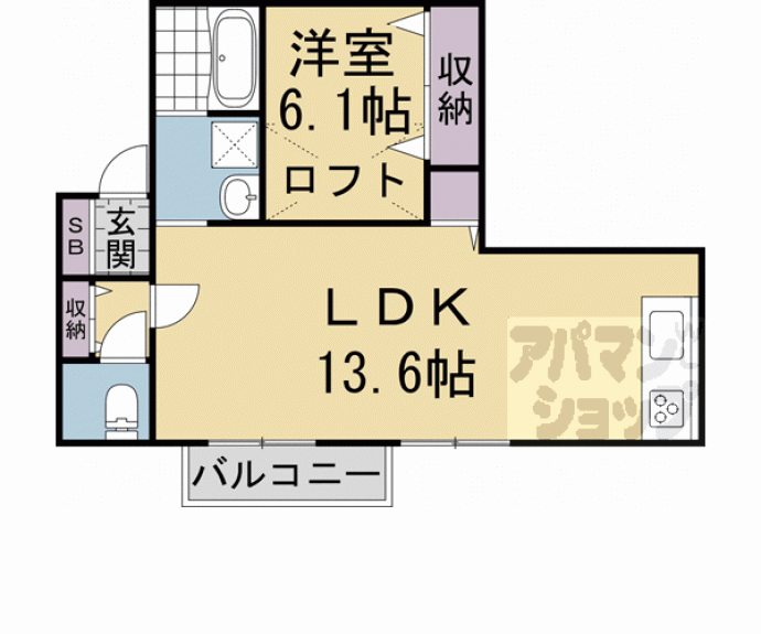 【プティール北山田】間取