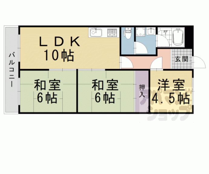 【ＨＤＸ京都桂川】間取