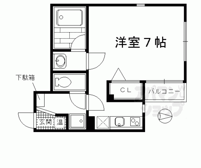 【高瀬川ストゥーディオ】間取