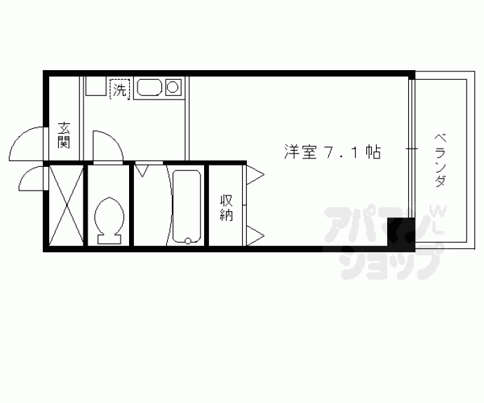 【アンシャンテ滝村】間取