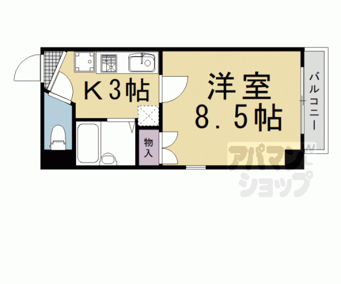 【アベニュー高辻】間取